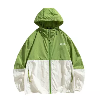 Солнцезащитная одежда унисекс JEEP SPIRIT, Apple Green Ivory White