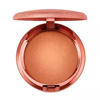 Солнцезащитная пудра со сияющим финишем Skinfinish Sunstruck Matte Bronzer Mac Cosmetics, цвет medium golden