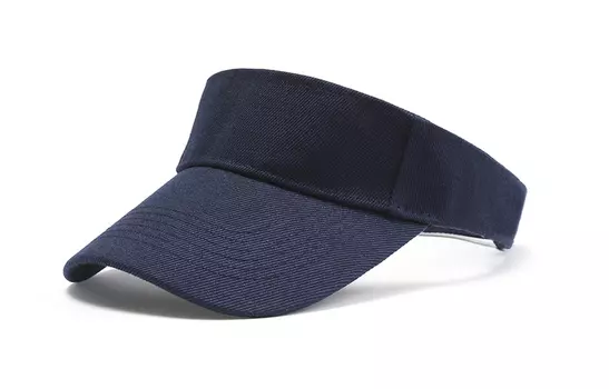 Солнцезащитная шляпа из полиэстера и хлопка унисекс CMFY, черный/темно-синий