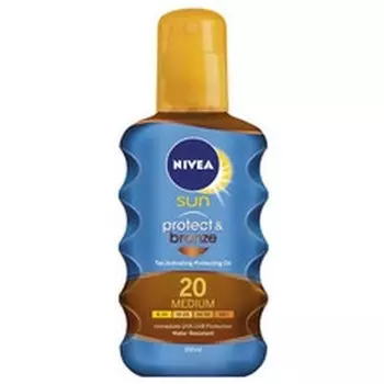 Солнцезащитное бронзовое масло Spf 20 Nivea