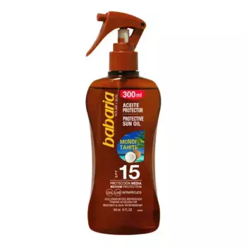 Солнцезащитное масло Aceite Protector De Coco Spf 15 Babaria, 300 ml