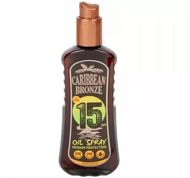 Солнцезащитное масло Caribbean Bronze 200 мл SPF 15 Средняя защита Inna marka