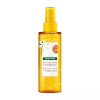 Солнцезащитное масло Klorane Polysianes Aceite Seco SPF30, 200 мл
