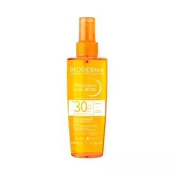 Солнцезащитное масло SPF 30 Photoderm Huile Bronz Bioderma, 200 ml