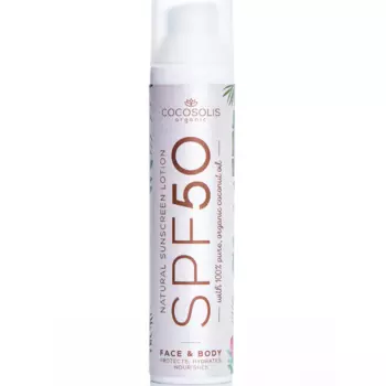 Солнцезащитное масло веганское spf50, 100 г Cocosolis Sunscreen