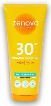 Солнцезащитное молочко ZENOVA SUNMILK SENSITIVE SPF 30 200 мл Inna marka