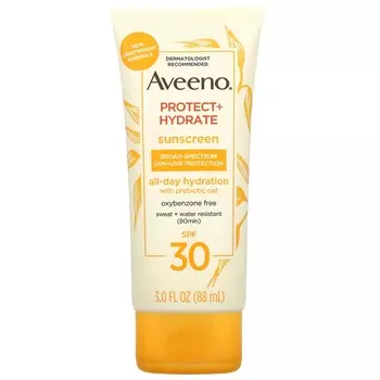 Солнцезащитное Средство Aveeno SPF 30 для защиты и увлажнения, 88 мл