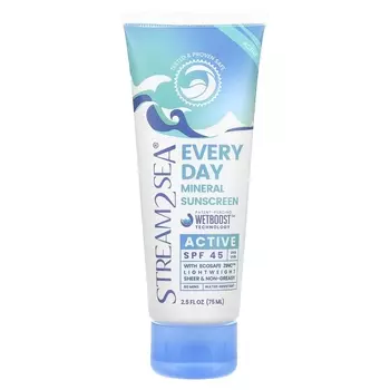 Солнцезащитное средство Stream2Sea Every Day Mineral Sunscreen Active SPF 45, 75 мл