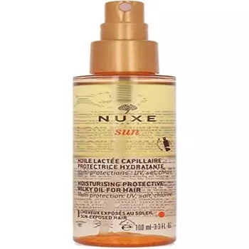 Солнцезащитное защитное молочное масло для волос 100мл, Nuxe