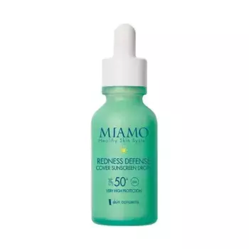 Солнцезащитные капли Redness Defense Cover Spf 50+ для кожи, склонной к раздражению Miamo