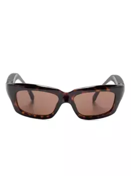 Солнцезащитные очки 0385 Balenciaga Eyewear, коричневый