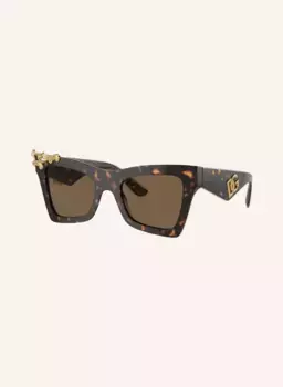 Солнцезащитные очки 0dg4434 Dolce & Gabbana, коричневый