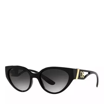 Солнцезащитные очки 0dg6146 black Dolce&Gabbana, черный