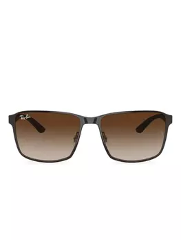 Солнцезащитные очки 0RB3721 в квадратной оправе Ray-Ban, коричневый