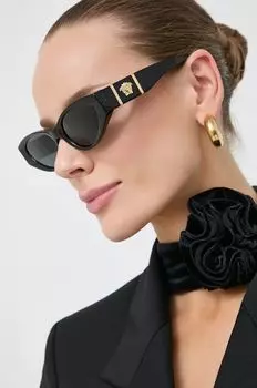 Солнцезащитные очки 0VE4454 Versace, серый