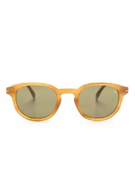 Солнцезащитные очки 1007/S в круглой оправе Eyewear by David Beckham, нейтральный