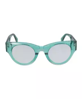 Солнцезащитные очки 13 в модном стиле Off White, зеленый