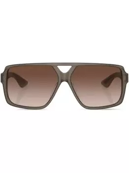Солнцезащитные очки 1977C в массивной оправе Oliver Peoples, коричневый