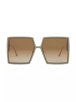 Солнцезащитные очки 30Montaigne SU 58MM с геометрическим рисунком Dior, серый