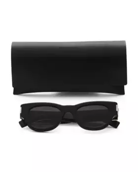 Солнцезащитные очки 49 мм Saint Laurent, черный