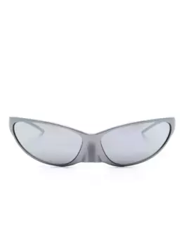 Солнцезащитные очки 4G Cat Balenciaga Eyewear, серый