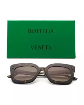 Солнцезащитные очки 51 мм Bottega Veneta, цвет Havana Brown