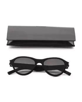 Солнцезащитные очки 51 мм Saint Laurent, черный/серый