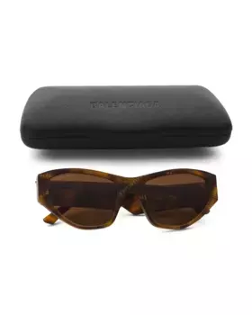 Солнцезащитные очки 54 мм Balenciaga, цвет Havana Brown