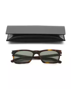 Солнцезащитные очки 54 мм Saint Laurent, зеленый