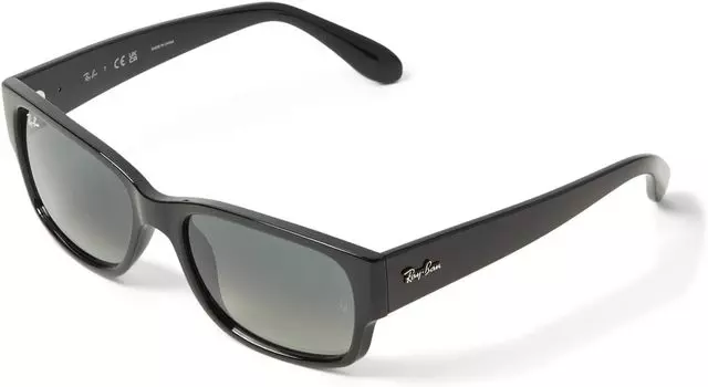 Солнцезащитные очки 55 mm 0RB4388 Ray-Ban, цвет Black/Grey Gradient