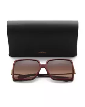 Солнцезащитные очки 58 мм Max Mara, красный