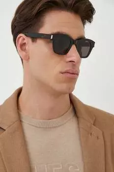 Солнцезащитные очки 592 Saint Laurent, черный