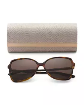 Солнцезащитные очки 59 мм Jimmy Choo, цвет Havana