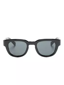 Солнцезащитные очки 675 в квадратной оправе Saint Laurent Eyewear, черный