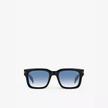 Солнцезащитные очки 7100/S в квадратной оправе из ацетата Eyewear By David Beckham, черный