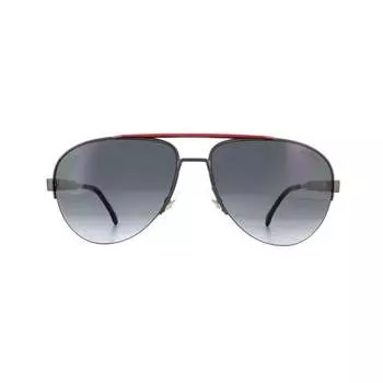 Солнцезащитные очки 8030/s svk 9o матовые рутениевые черные темно-серые с градиентом Carrera, серый