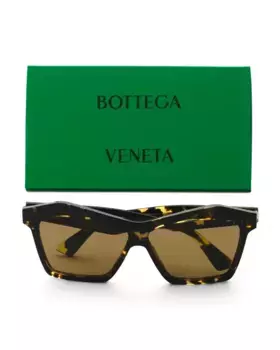 Солнцезащитные очки 99 мм Bottega Veneta, цвет Havana Brown