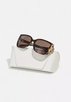 Солнцезащитные очки Acadia Michael Kors, кремовые черепаховые