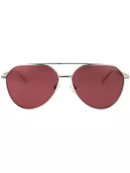 Солнцезащитные очки Alexander McQueen Eyewear 0478, серебряный