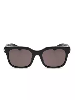 Солнцезащитные очки Alexander McQueen Eyewear в квадратной оправе, черный