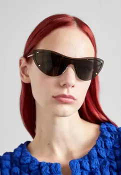 Солнцезащитные очки Alexander McQueen, золотого цвета