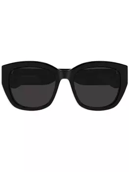 Солнцезащитные очки AM0451SA Alexander McQueen Eyewear, черный