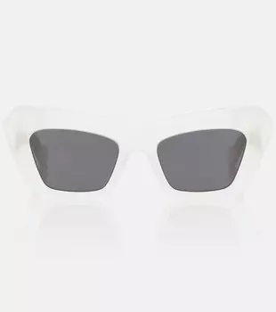 Солнцезащитные очки Anagram в оправе «кошачий глаз» Loewe, белый