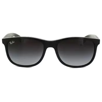 Солнцезащитные очки andy 4202 601/8g серые градиентные Ray-Ban, черный