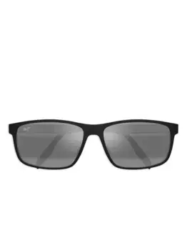 Солнцезащитные очки Anemone в квадратной оправе Maui Jim, черный