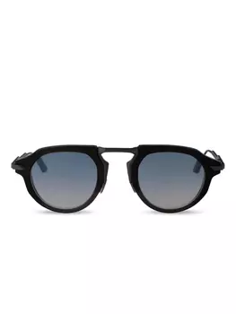 Солнцезащитные очки Angelo в круглой оправе Movitra, черный