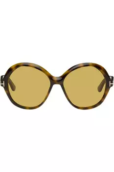 Солнцезащитные очки Annabelle-02 Tom Ford, коричневый