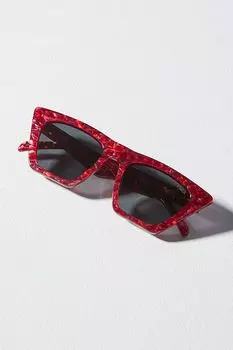 Солнцезащитные очки Anthropologie Lucy поляризованные, красный