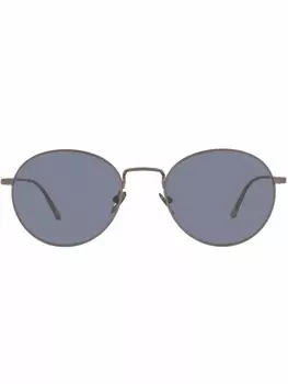 Солнцезащитные очки AR6125 в круглой оправе Giorgio Armani, металлик