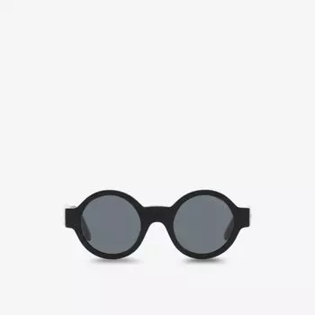 Солнцезащитные очки AR 903M круглой формы из ацетата Giorgio Armani, черный